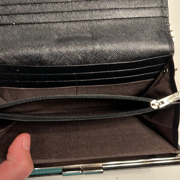 Burberry•Leather Crossbody Wallet WOC - Picture 10 of 13